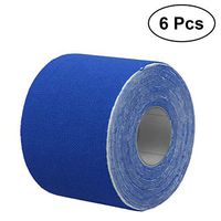 ROSENICE Kinesiology Tape Set Therapeutic Sports Athletic Tape Physio Therapeutic Aid 500x2.5cm (Dark Blue) 6Pcs