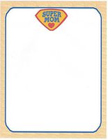 Mother's Day Super Mom Stationery Printer Paper 26 Sheets