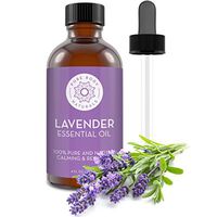 French Lavender Essential Oil Blend, 100% Pure, Independently Tested, Therapeutic Grade for Aromatherapy or Cosmetics with Glass Eye Dropper by Pure Body Naturals, 4 Ounce (Packaging may vary)