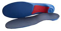 WellBeing Pro Active Sports Pro Series Orthotic Insoles with Strong Arch Support for Active Feet Impact Cushioning for Heel Pain Such As Plantar Fasciitis, Knees and Ankles 6/9 Womens Blue
