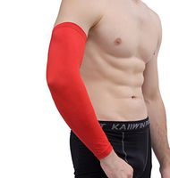 Senmir Ultra Thin Arm Guard Sleeve(1Pcs), Anti-Slip Breathable Elbow Protection Pads, Elbow Guard Sleeve, Protective Arm Sleeve for Yoga Basketball Football Volleyball Joint Pain Relief