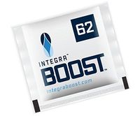 Integra Boost 62 Percent RH - 8 Gram, 36-Pack 2-Way Humidity Control, Small Humidor Packs - Free Reusable Smell Proof Bag