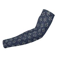 Sincerity First Flower Pattern UV Protection Cooling Arm Sleeves for Sports Fishing Men Women