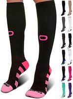 Crucial Compression Socks for Men & Women (20-30mmHg) - Best Graduated Stockings for Running, Athletic, Travel, Pregnancy, Maternity, Nurses, Medical, Shin Splints, Support, Circulation & Recovery