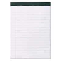 "Recycled Legal Pad, 8 1/2 x 11 3/4 Pad, 8 1/2 x 11 Sheets, 40/Pad, White, Dozen"