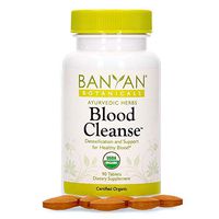 Banyan Botanicals Blood Cleanse Tablets – Organic Supplement with Manjistha & Turmeric – Blood Cleansing Herbs for Detox, Healthy Circulation & Skin* – 90 Tablets – Non GMO Sustainably Sourced Vegan