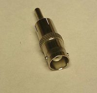 CEA-2617 Rf Adapter: Bnc Female Socket to Motorola Male Plug for Police Scanner Radio