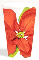 Creative Converting Scarlet Jubilee Paper Cups, 12-Ounce, 8-Count