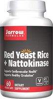 Jarrow Formulas Red Yeast Rice Plus Nattokinase, Supports Cardiovascular Health, 60 Veggie Capsules
