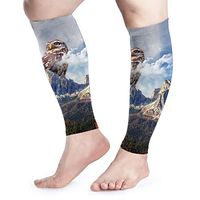 BLongTai Nature Owl in Forest Calf Compression Sleeve Men Womens Running Leg Sleeve for Shin Splint Muscle Pain Relief (1 Pair)