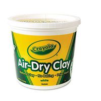 Crayola® Air-Dry Clay CLAY,AIRDRY,5LB BKT,WE T098120 (Pack of8)