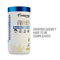 Evolution Whey Protein Powder Blend Grass Fed - 25 Grams of Protein Only 125 Calories - Gluten Produced by Ultrafiltration - Sweetened with Stevia - Hormones Free, Non GMO - (2 Pounds Vanilla)