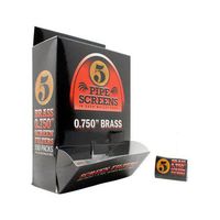 1 Pack of Brass Smoking Pipe Bowl Screens 3/4" .750 size Tobacco Filter