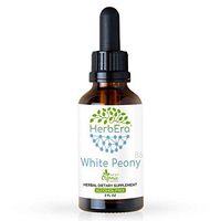 White Peony B60 Alcohol-Free Herbal Extract Tincture, Organic White Peony (Paeonia Lactiflora) Dried Root (2 fl oz)