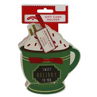 Holiday Time Gift Card Holder Hot Cocoa Scented Cup