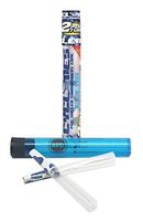 Cyclones Blueberry Flavored Pre Rolled Cones Clear (1 Pack) with Rolling Paper Depot Kewl Tube