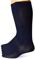 Medex Lab Calves High/Anti-Swelling/Varicose Veins Graduated Compression Socks Men Women, Great Nurses/Work/Sports, Blue, Large/X-Large, 5 Pair