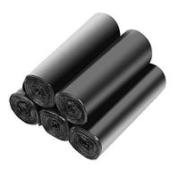 Rommeka Small Trash Bags, Durable 4 Gallon Garbage Bags Wastebasket Trash Can Liners for Home, Kitchen, Office, Bathroom, Bedroom -150 Count, Black