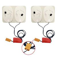 Pelvifine Training Electrode Pads for The AED Trainer Adult Training Replacement Pads for AED Trainer,2 Pairs，with Pins