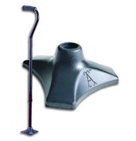 Able Tripod Replacement Base for 3/4" dia. Cane Tip (Single [Each-1]) by L.A. CARE INDUSTRIESM LLC