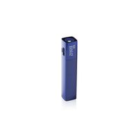 Halo Shine 3000 Phone Charger - Power Bank with USB and Built-in Flashlight - Compact Battery Pack Fits in Purse or Bag, Blue