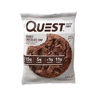 Quest Nutrition Double Chocolate Chip Protein Cookie, High Protein, Low Carb, Gluten Free, 12 Count