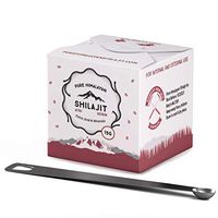 Altai Shilajit Resin from Pure Himalayan Shilajit ® - Measuring Spoon, 100 Servings / 15gm, 100% Pure Siberian Mumio, Natural Source of Fulvic Acid and Minerals