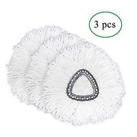 Replacement for Ocedar Mop Refill, Spin Mop Replacement Head, Ocedar Mop Head Replacement, Microfiber Easy Cleaning Mop Head Replacement 3 pcs