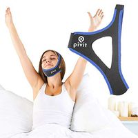 Pivit Anti Snoring Chin Strap | Scientifically Designed Natural Anti Snoring Solution & Anti Snoring Device | Adjustable Sleep and Stop Snore Aid for Men & Women | Durable, Soft, Breathable Material