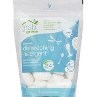 GrabGreen Fragrance Free Automatic Dishwashing Detergent, 15.2 oz, (Pack of 6)