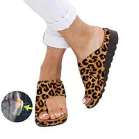 DATOO 2019 BestWalk Bunion Sandals Orthopedic Premium Toe Corrector Sandals (Leopard,39)