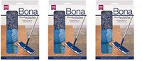 Bona Multi-Surface Floor Microfiber Cleaning Pads, 3 Count (3 Pack)
