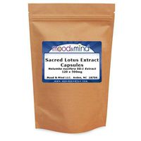 Sacred Lotus 50:1 Extract Capsules 500mg (Nelumbo nucifera) (120 ct)