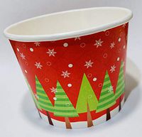 Disposable Bowls for Ice Cream Cups/Desserts Bowls/Soup Bowls - 16 oz - Hot or Cold - 50 Count - Many Colors