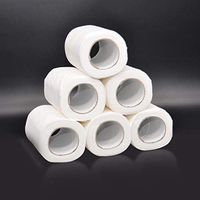 m·kvfa Toilet Paper, Hollow Replacement Roll Paper Print Roll Tissue Napkin Table Bathroom Kitchen Paper (6X)