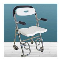 Shower Stool Bath Chair Stainless Steel and Plastic Materials Suitable for Bathroom Living Room Pregnant Women and The Elderly Multi-Functional Health Care Products (Color : B)