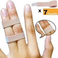 Mcvcoyh Broken Finger Wraps, Finger Buddy Straps, Finger Splint Buddy Tape for Jammed and Broken Fingers-7 Pack