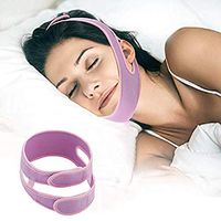 Easyinsmile Anti Snoring Chin Strap,Stop Snore Solution,Adjustable Strips Snoring Reducing Aids for Men and Women (Purple)