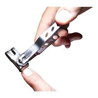 SGirl Best Precision Nail Clipper with Rotating Swivel Head - Great for Thick Nails - Extra Sharp Stainless Steel Clippers for Men Or Women (L)