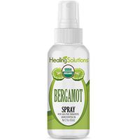 Organic Bergamot Spray – Water Infused with Bergamot Essential Oil – Certified USDA Organic - 2oz Bottle by Healing Solutions