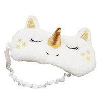 Song Lovely Unicorn Horn Happy Travel Sleeping Eye Mask Cover Blindfold for Sleep