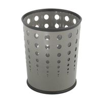 SAF9740GR - Safco Steel Bubble Wastebasket