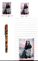 English Cocker Spaniel Stationery Gift Set