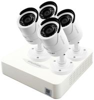 LaView 4 Camera 960H Security System, 4 Channel 960H Compact DVR w/1TB HDD and 4 1000TVL White Bullet Camera Surveillance Kit