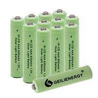 BAOBIAN AAA Ni-Cd 600mAh 1.2V Triple A Rechargeable Batteries for Outdoor Solar Lights,Solar Lamp,Garden Lights Green(12 PCS)