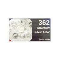 One (1) X Renata 362 Sr721Sw Silver Oxide Watch Battery 1.55V Blister Packed