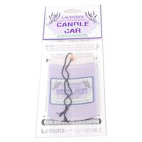 Smoke Odor Exterminator Candle for the Car, Lavender and Chamomile