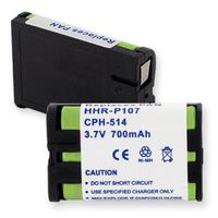 700mA, 3.6V Replacement NiMH Battery for Panasonic TYPE 35 Cordless Phones - Empire Scientific #CPH-514