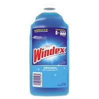 Windex Powerized Glass Cleaner with Ammonia-D, 67.6oz Refill, Unscented (6/Carton) - BMC-DRK CB001282