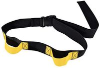 Secure SGB2H-60B Transfer and Walking Gait Belt with Caregiver Hand Grips - Patient Ambulation Assist (60"L x 2"W, Yellow Handle (2 Handle w/EZ Buckle))